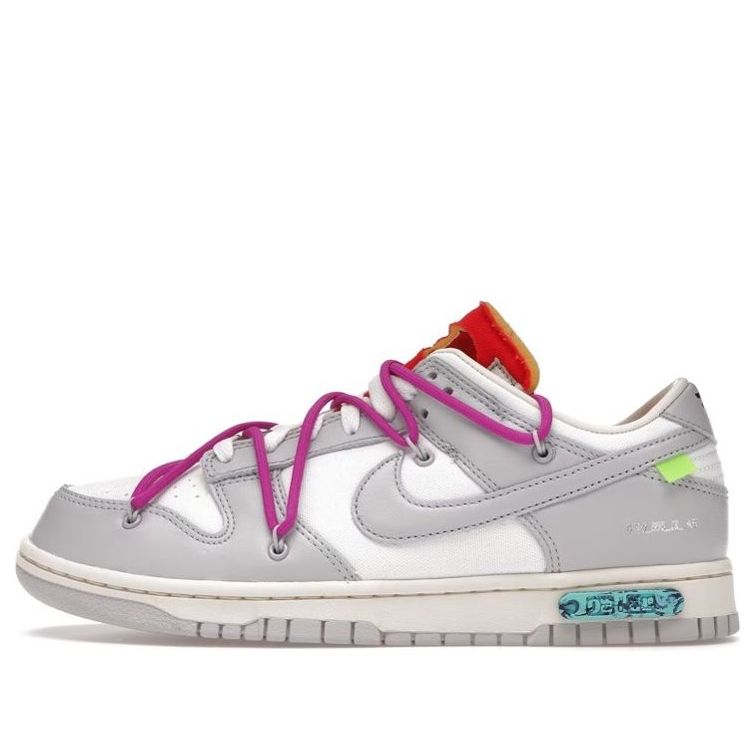 Nike Off-White x Dunk Low 'Lot 45 of 50'  DM1602-101 Iconic Trainers